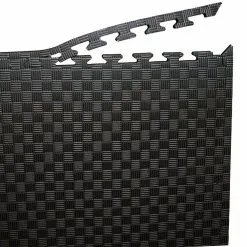 Puslematte Med Kantstykker, 100 X 100 X 2 Cm, Sort/grå, Budo-Nord -Sport & Fitness Shop SB 40007 500 20 3