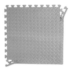 SBI-Fitness Puslematte Med Kantstykker, 60 X 60 X 2 Cm, Sort/grå, Budo-Nord -Sport & Fitness Shop SB 40007 501 20 2