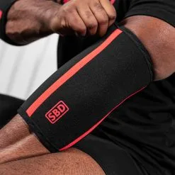 SBD Apparel SBD Elbow Sleeves, 7 Mm, Black/red, Large -Sport & Fitness Shop SBD 215481r 3