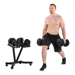 Selector Dumbbells 2 X 2.5-25 Kg, Tunturi -Sport & Fitness Shop TU 14TUSCL383 1 4