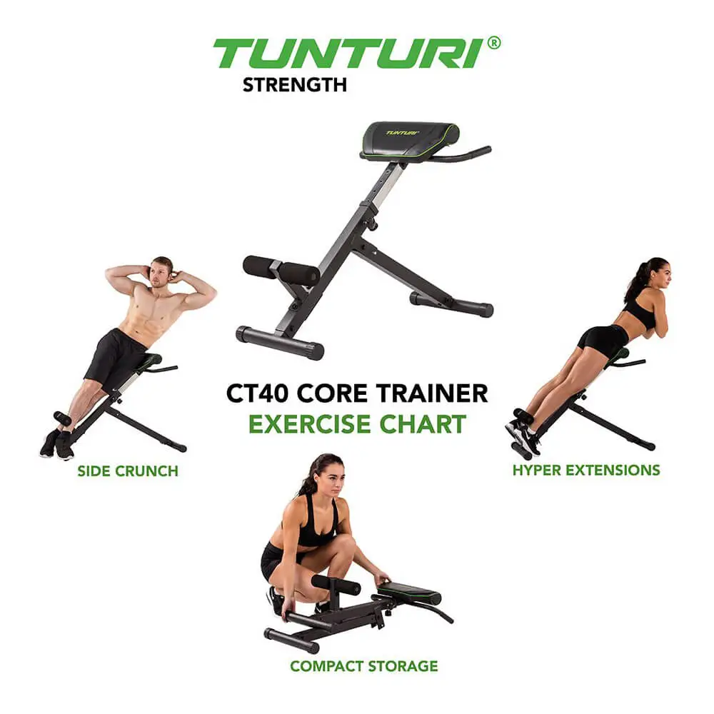 Ryggtrener CT40 Core Trainer, Tunturi 7 Ryggtrener CT40 Core Trainer, Tunturi - Bilde 5