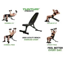 Treningsbenk UB20 Utility, Tunturi -Sport & Fitness Shop TU 17TSUB2000 6