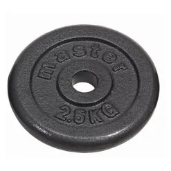Master Fitness Vektskive Metall, 25 Mm, 2 X 2,5 Kg